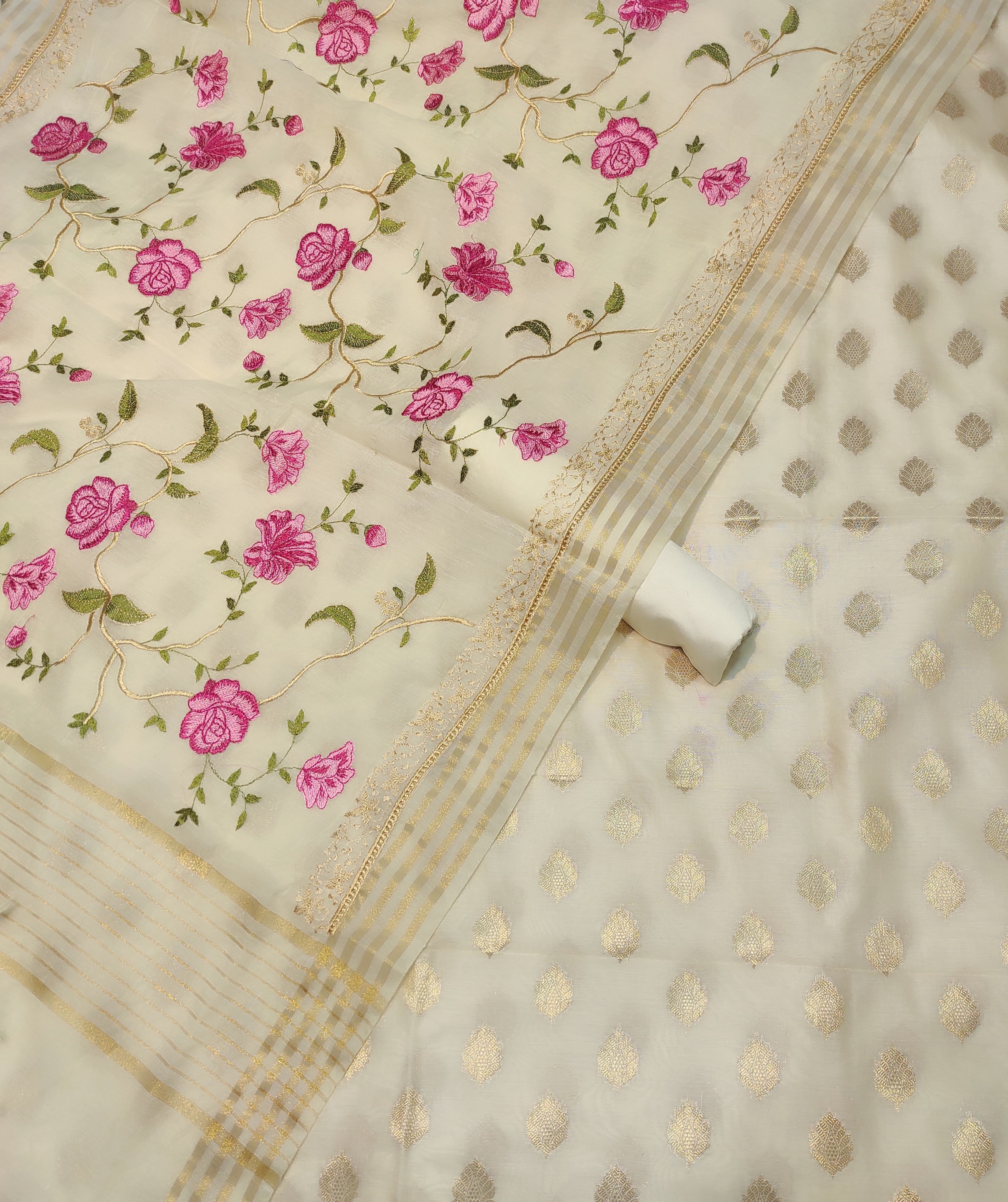 BANARASI PURE COTTON SILK SUIT