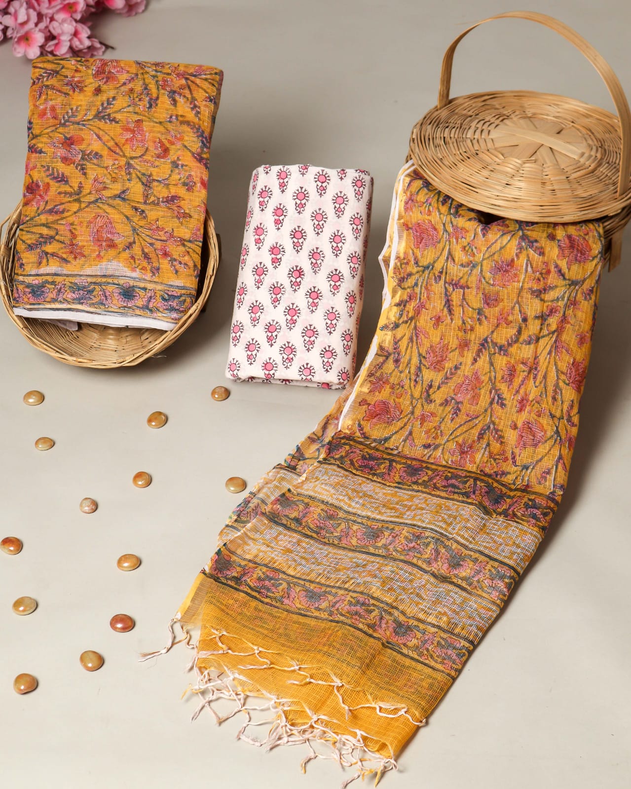 Full Kota Doria Suit