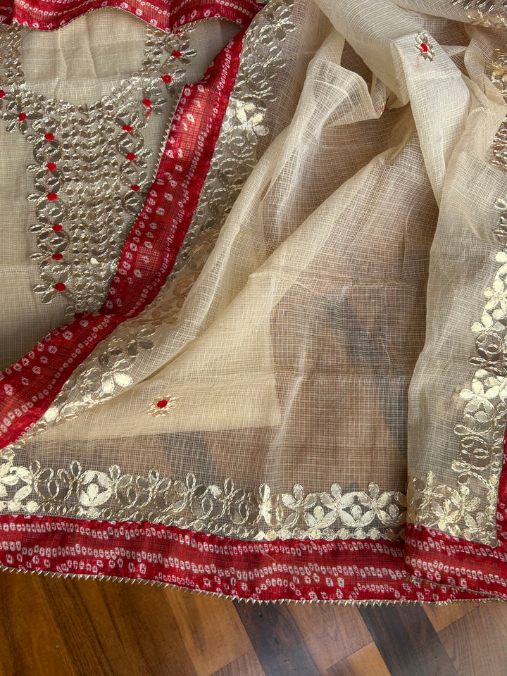 YUVI STYLE FULL KOTA DORIYA TOP AND DUPTTA SUIT SET (FKDYS63)