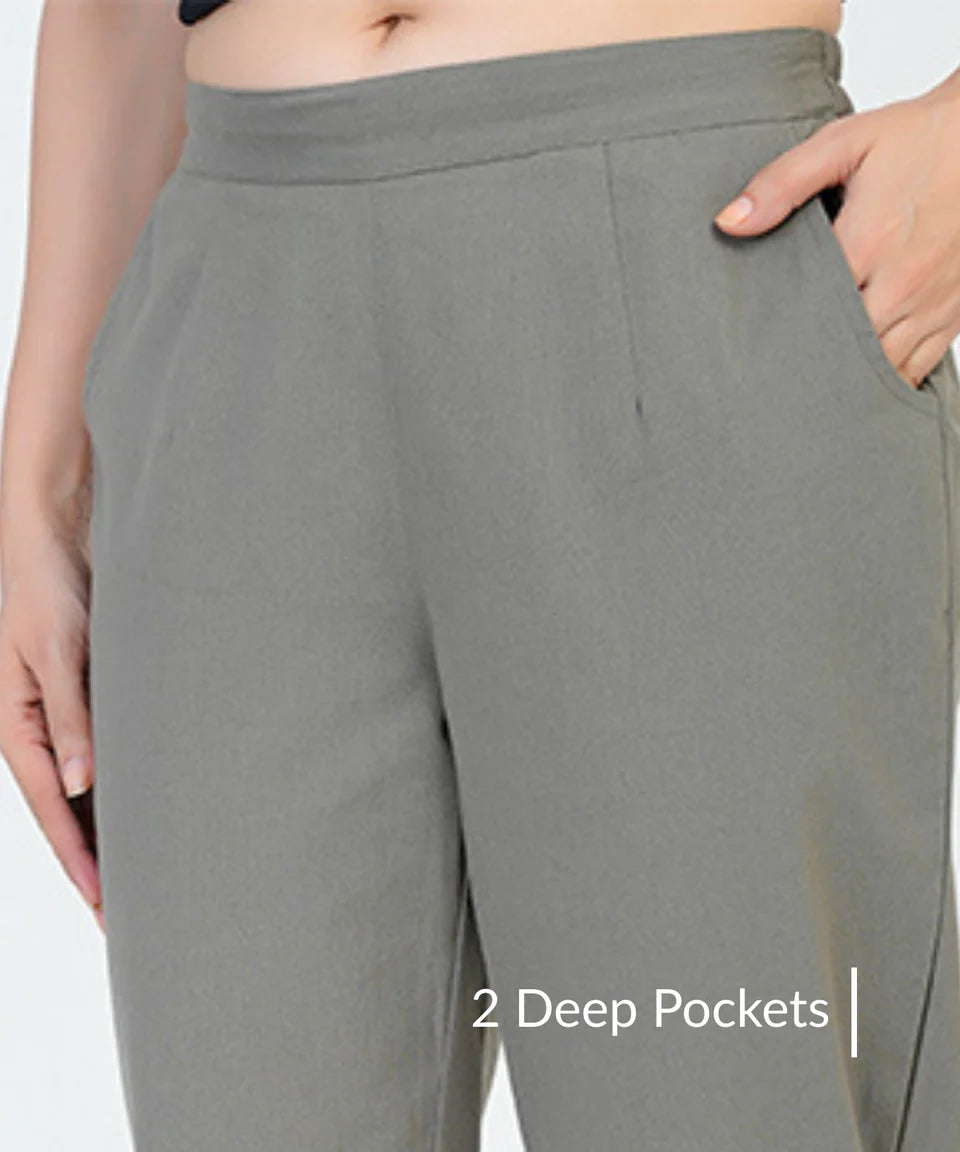 Gray Cotton Pant (SAYS09)