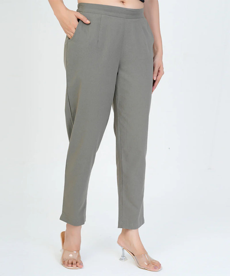 Gray Cotton Pant (SAYS09)