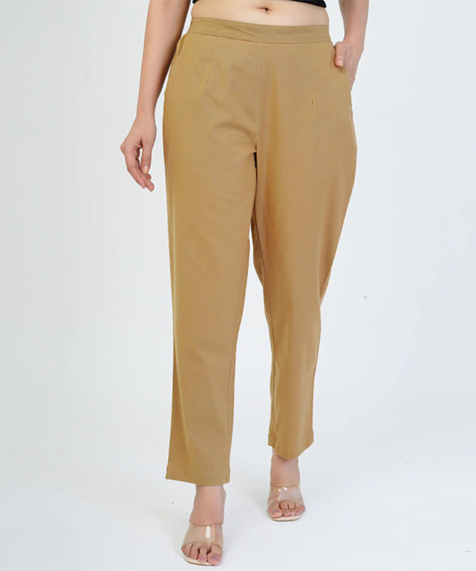 Coffee Brown Cotton Pent (SAYS01)