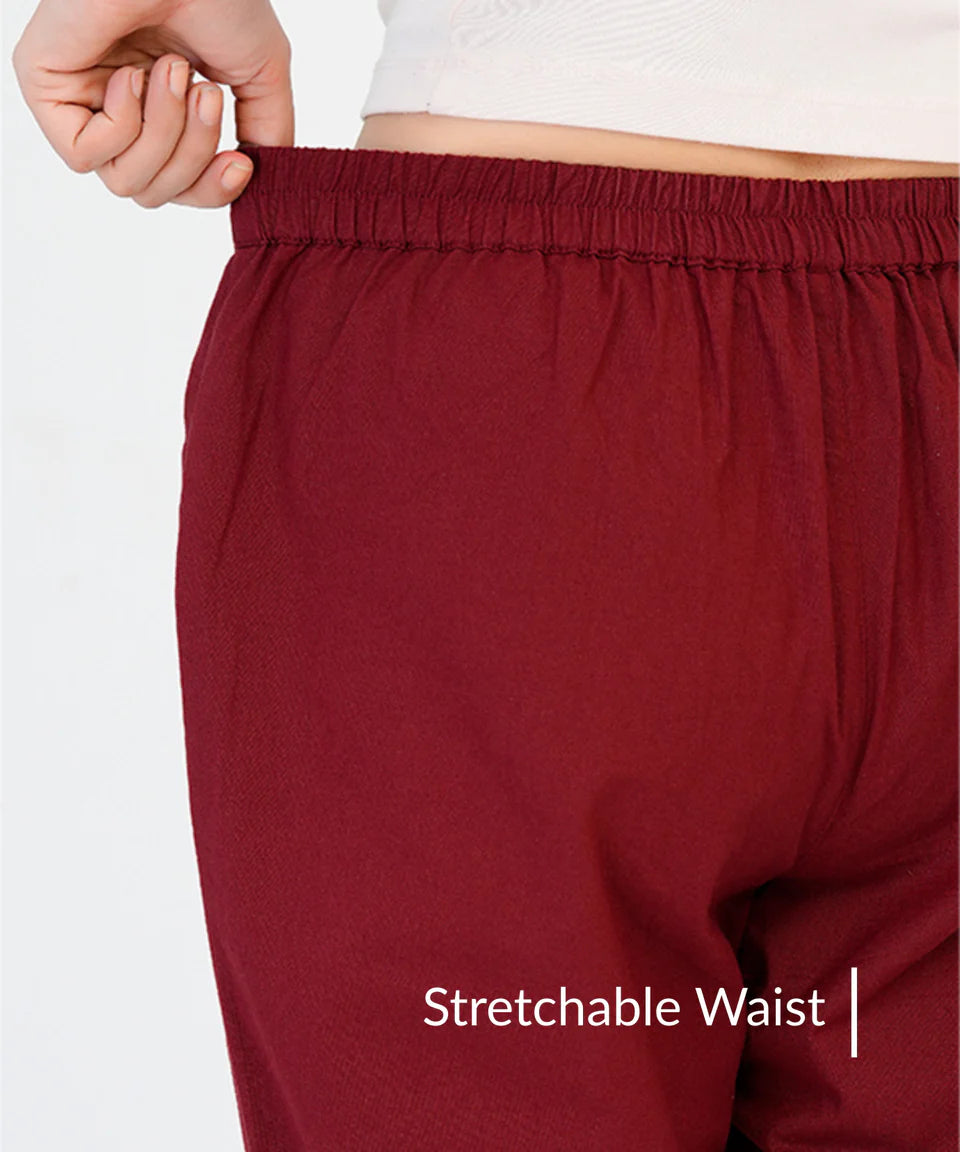 Maroon Cotton Pant (SAYS04)