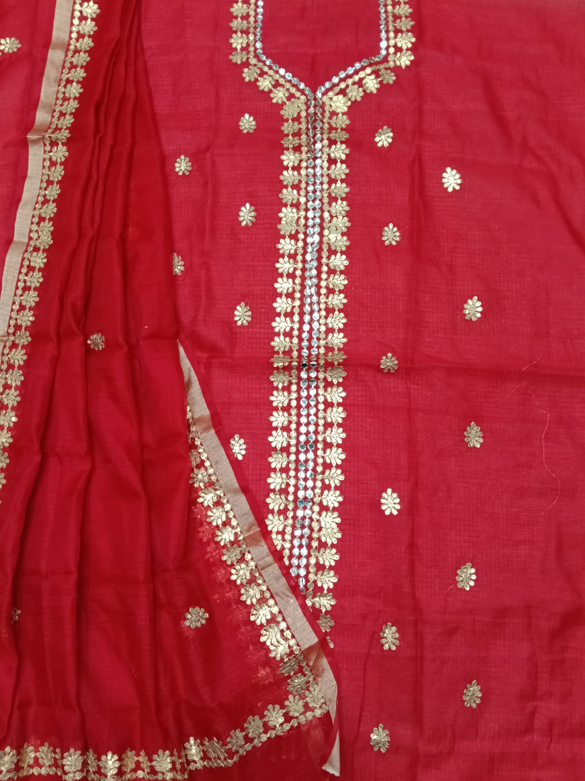 YUVI STYLE FULL KOTA DORIYA TOP AND DUPTTA SUIT SET (FKDYS106)