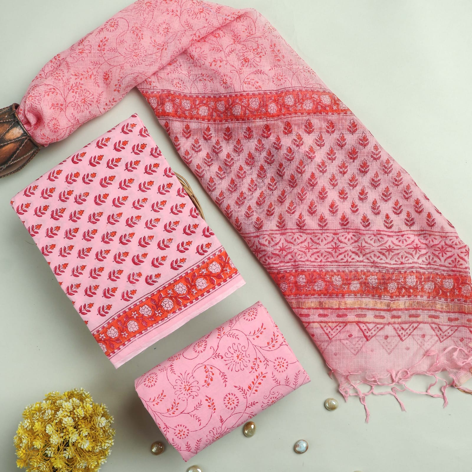 Designer Pure Cotton Suit Material With Kota Doria Dupatta 3Ckdys12 Designer Pure Cotton Suit Material With Kota Doria Dupatta 3Ckdys12