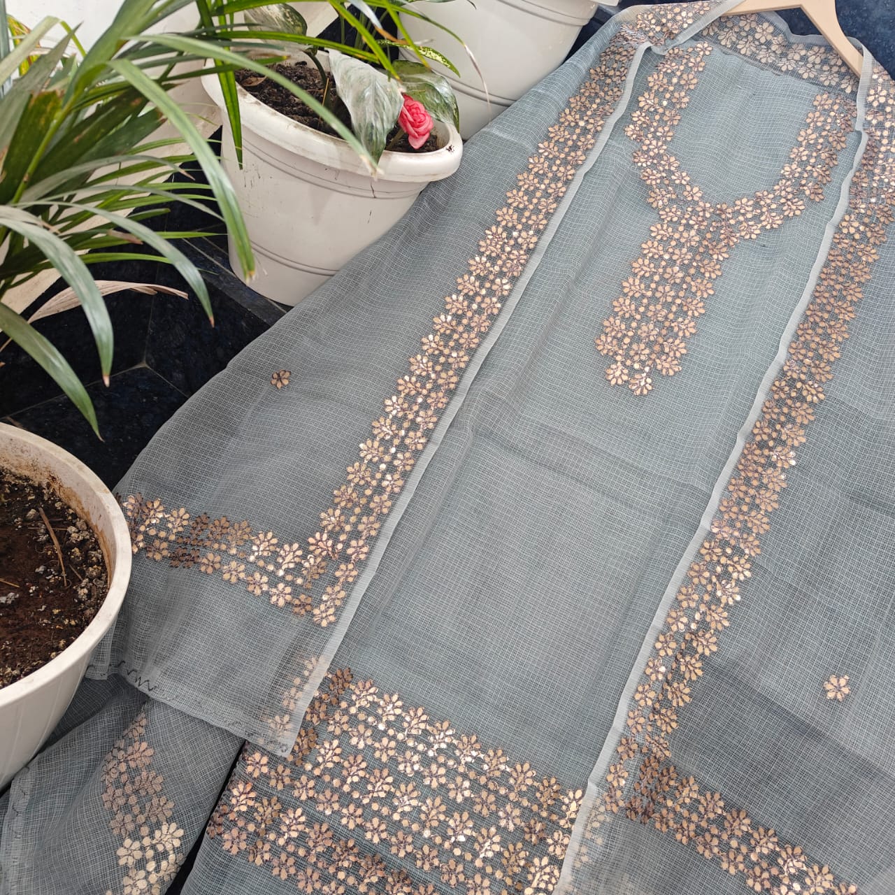 YUVI STYLE FULL KOTA DORIYA TOP AND DUPTTA SUIT SET (FKDYS106)