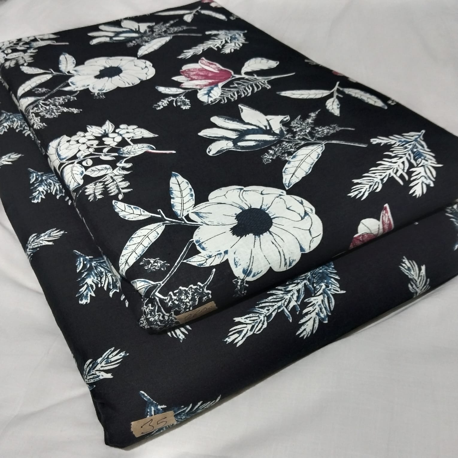 Traditional Hand block print Cotton top and bottom set (2PCYS75)