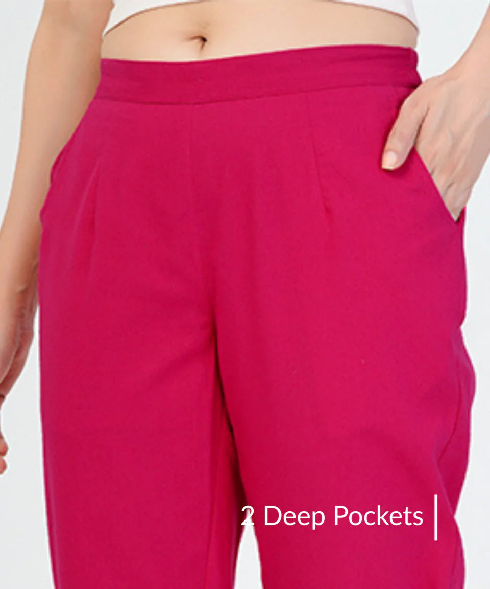 Pink Cotton Pant (SAYS03)
