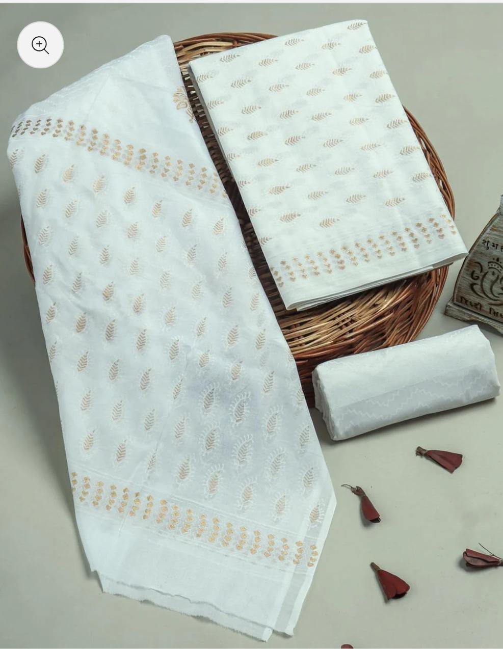 DESIGNER HAND BLOCK PRINT PURE COTTON SUIT WITH COTTON MULMUL DUPATTA (MALYS23)