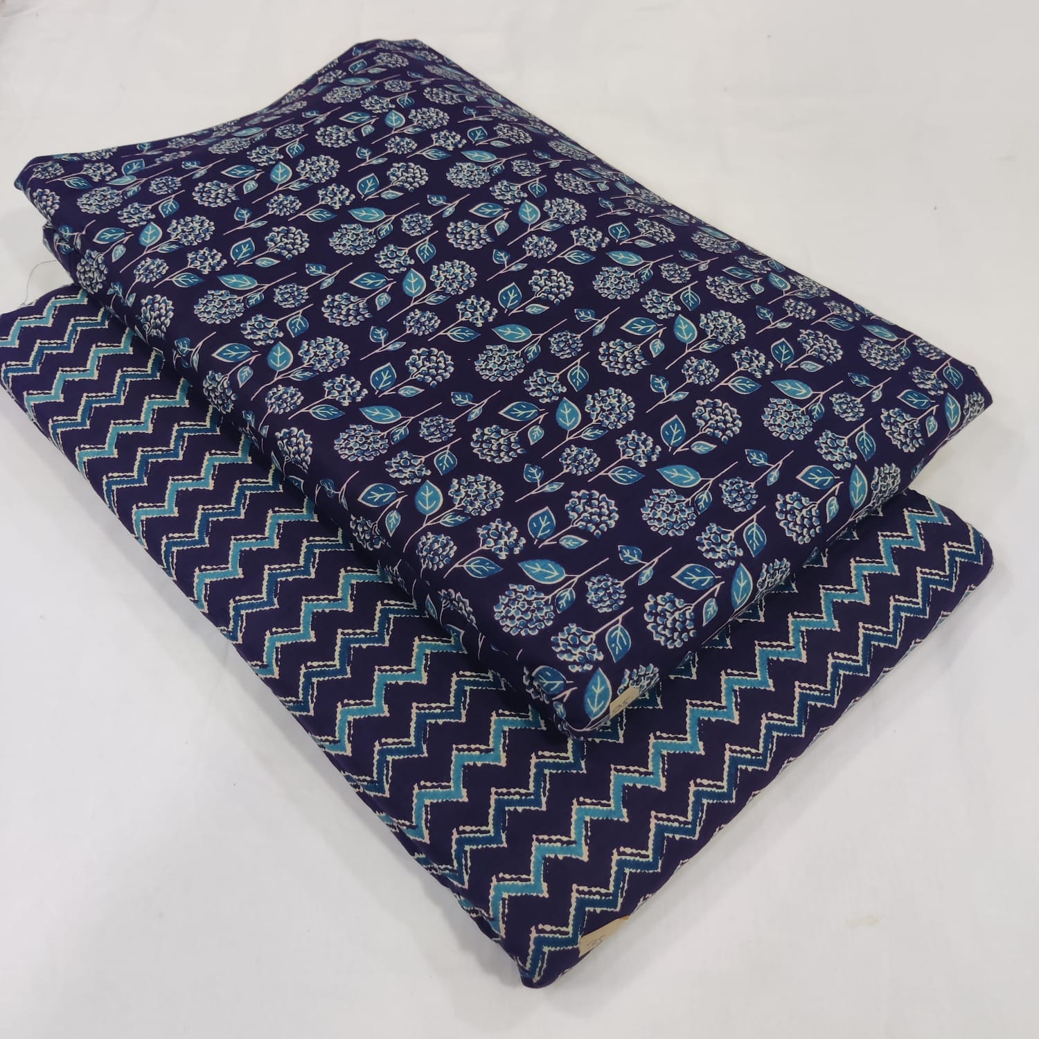 Traditional Hand block print Cotton top and bottom set (2PCYS02)