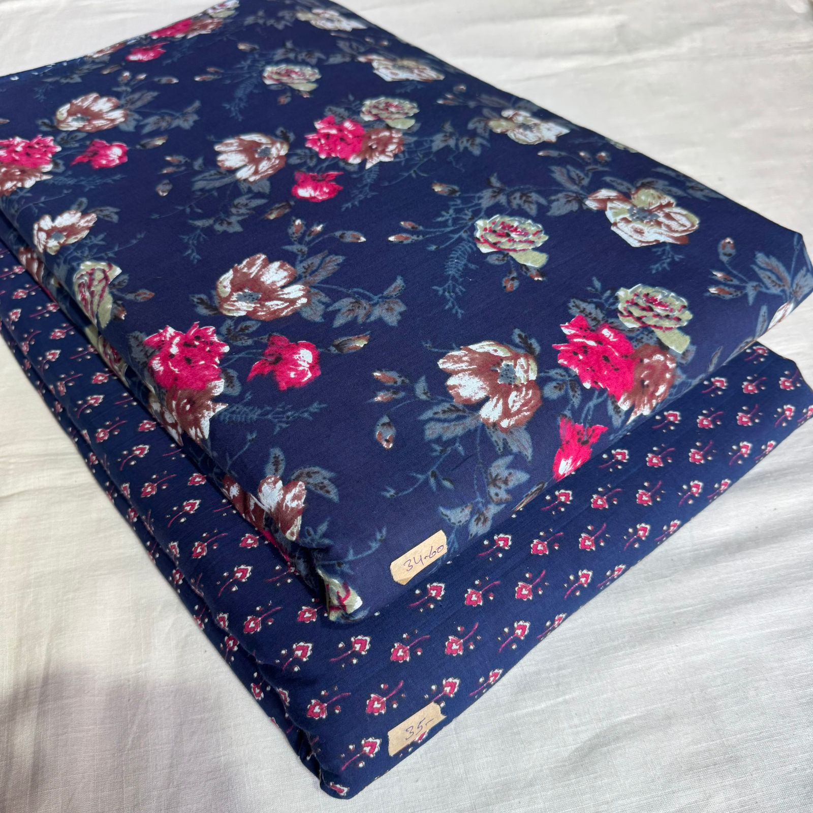 Beautiful Hand print Cotton top and bottom set (2PCYS98)