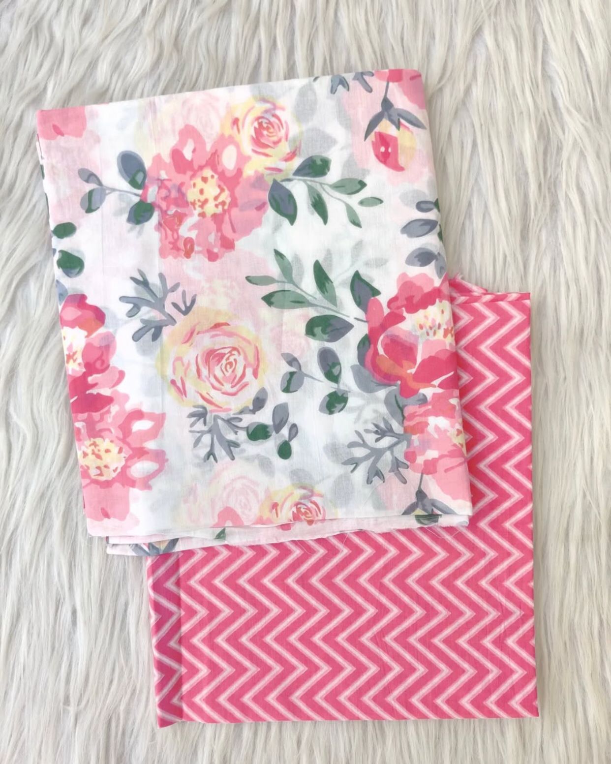 Hand block print Cotton top and bottom set (2PCYS21)