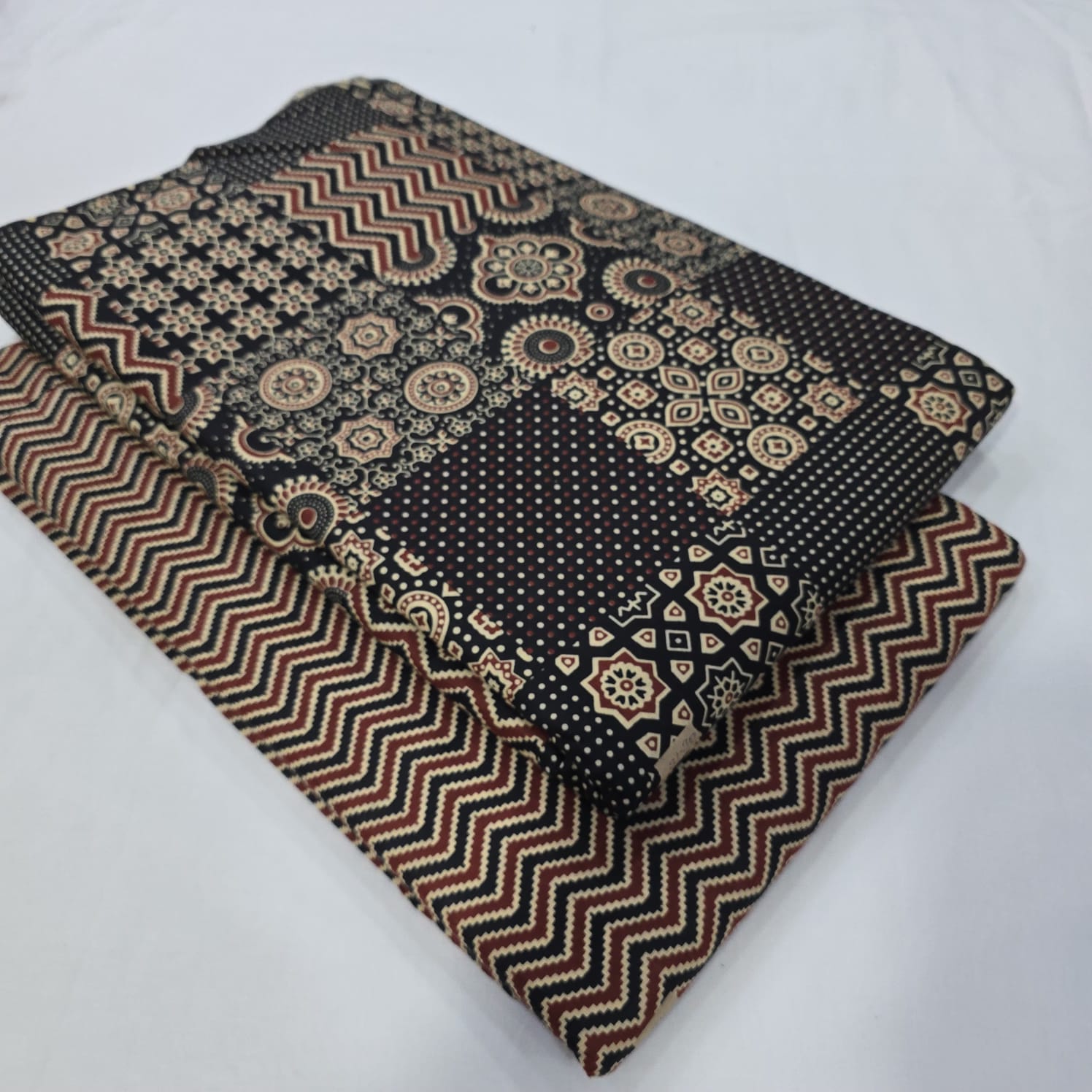 TRADITIONAL HAND BLOCK PRINT COTTON TOP AND BOTTOM SET (2PCYS134)