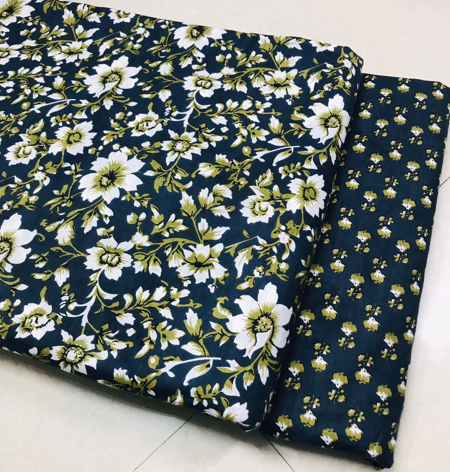 TRADITIONAL HAND BLOCK PRINT COTTON TOP AND BOTTOM SET (2PCYS141)