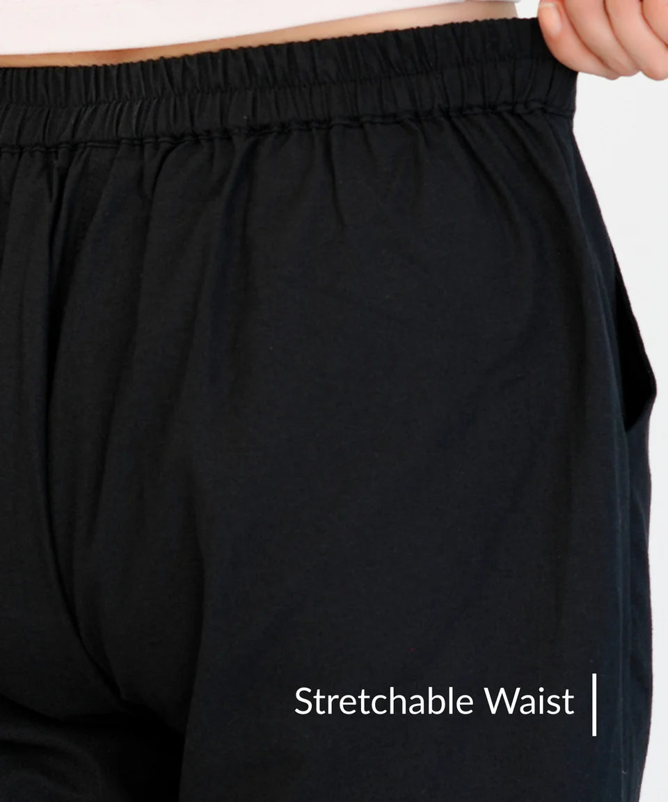 Black Cotton Pant (SAYS02)
