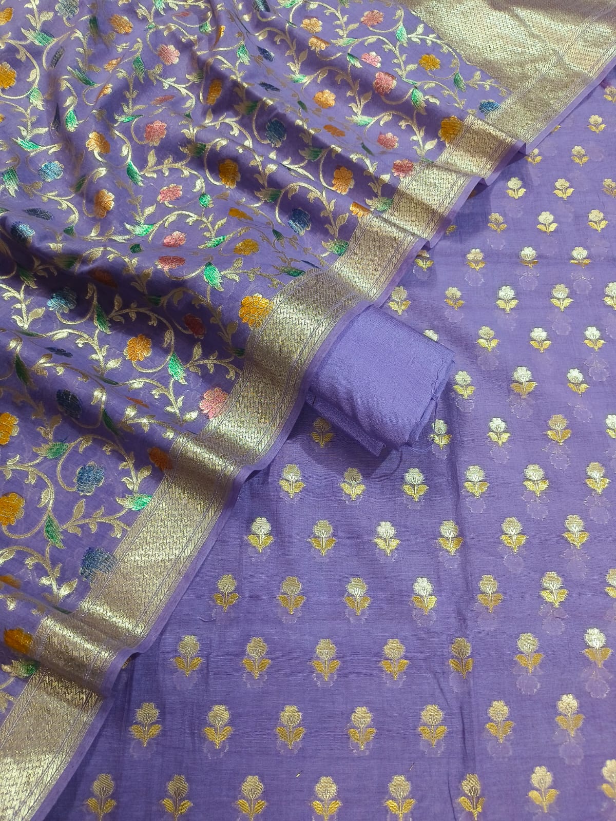 EXCLUSIVE BANARASI PURE MERCERISED SUIT(BPMSYS01)
