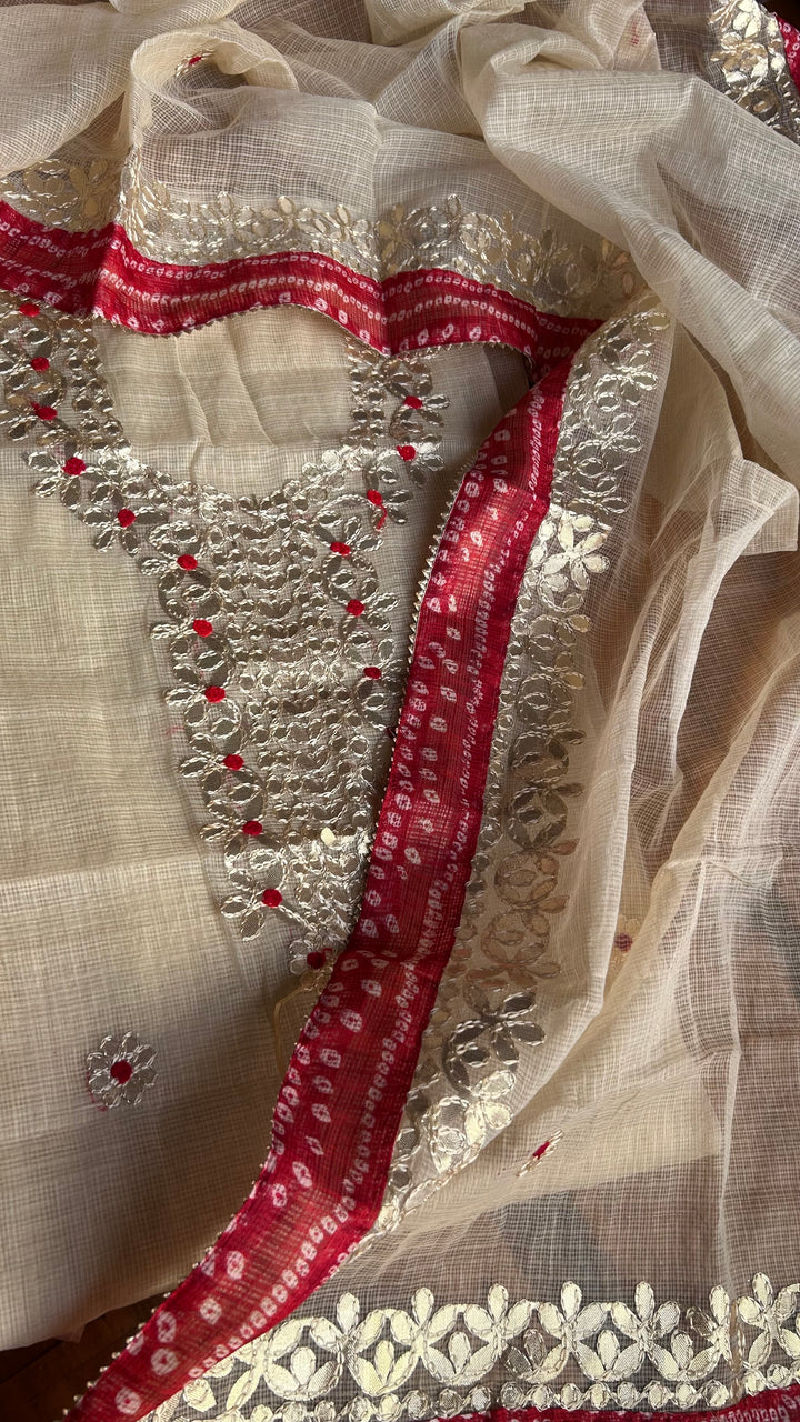 YUVI STYLE FULL KOTA DORIYA TOP AND DUPTTA SUIT SET (FKDYS63)