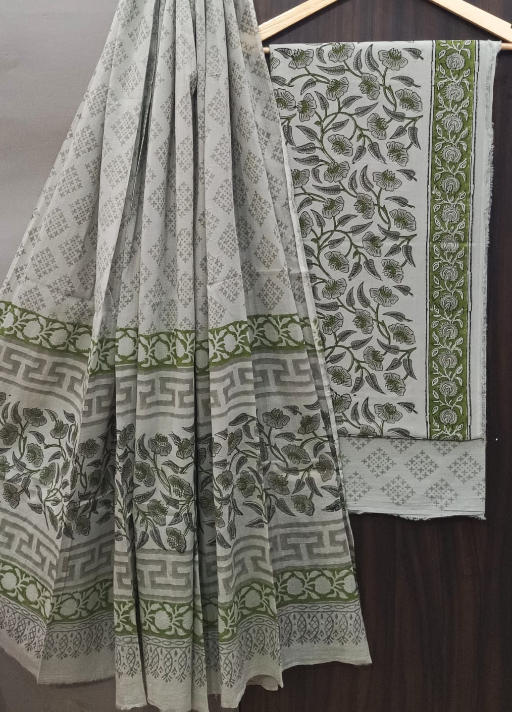 YUVI STYLE HAND BLOCK PRINT COTTON SUIT SET (MALYS284)