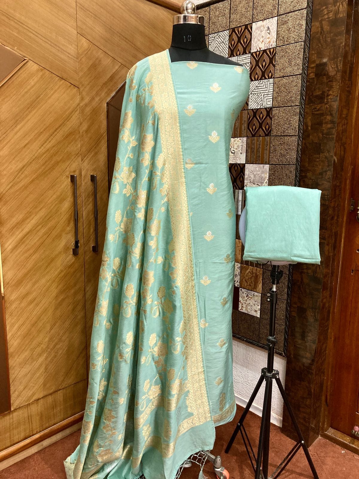 PURE CHINIYA SILK SONA RUPA SILK WEAVED SUIT (CSSRSYS03)
