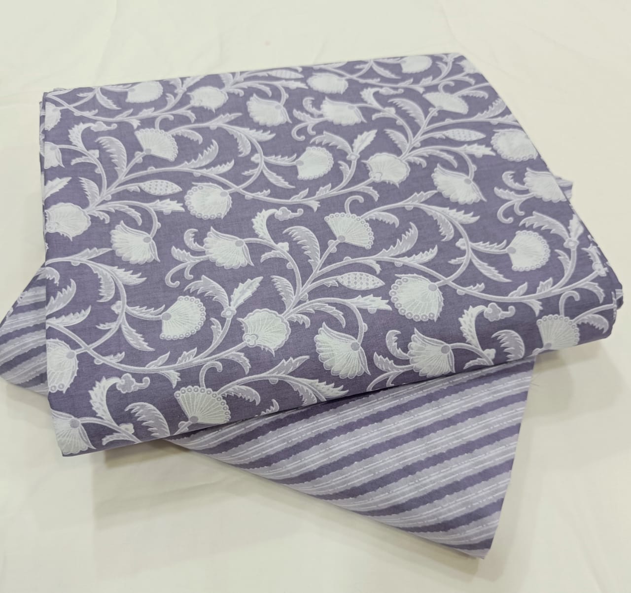 TRADITIONAL HAND BLOCK PRINT COTTON TOP AND BOTTOM SET (2PCYS138)