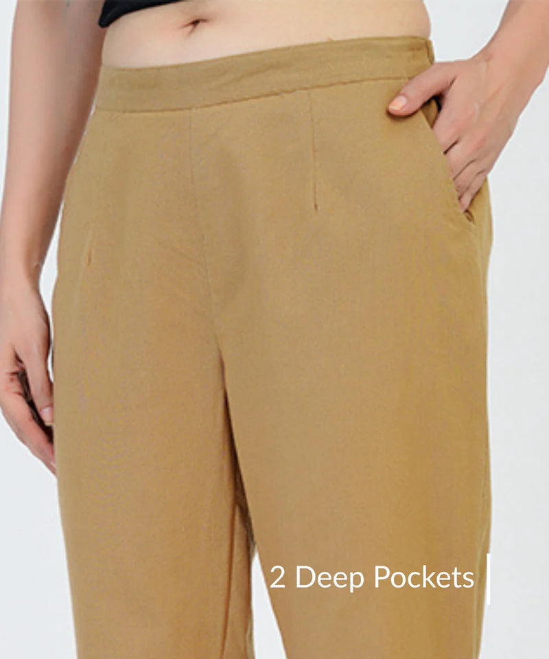 Coffee Brown Cotton Pent (SAYS01)