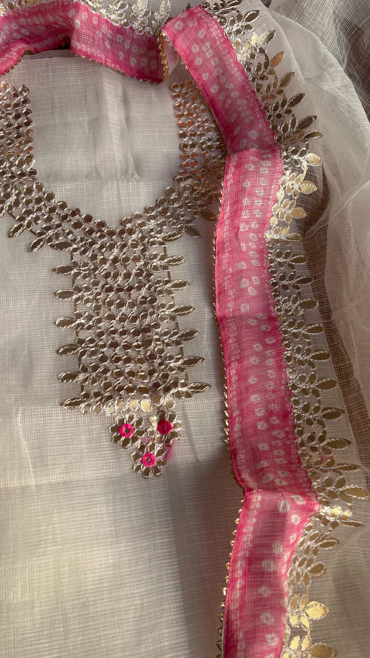 YUVI STYLE FULL KOTA DORIYA TOP AND DUPTTA SUIT SET (FKDYS62)