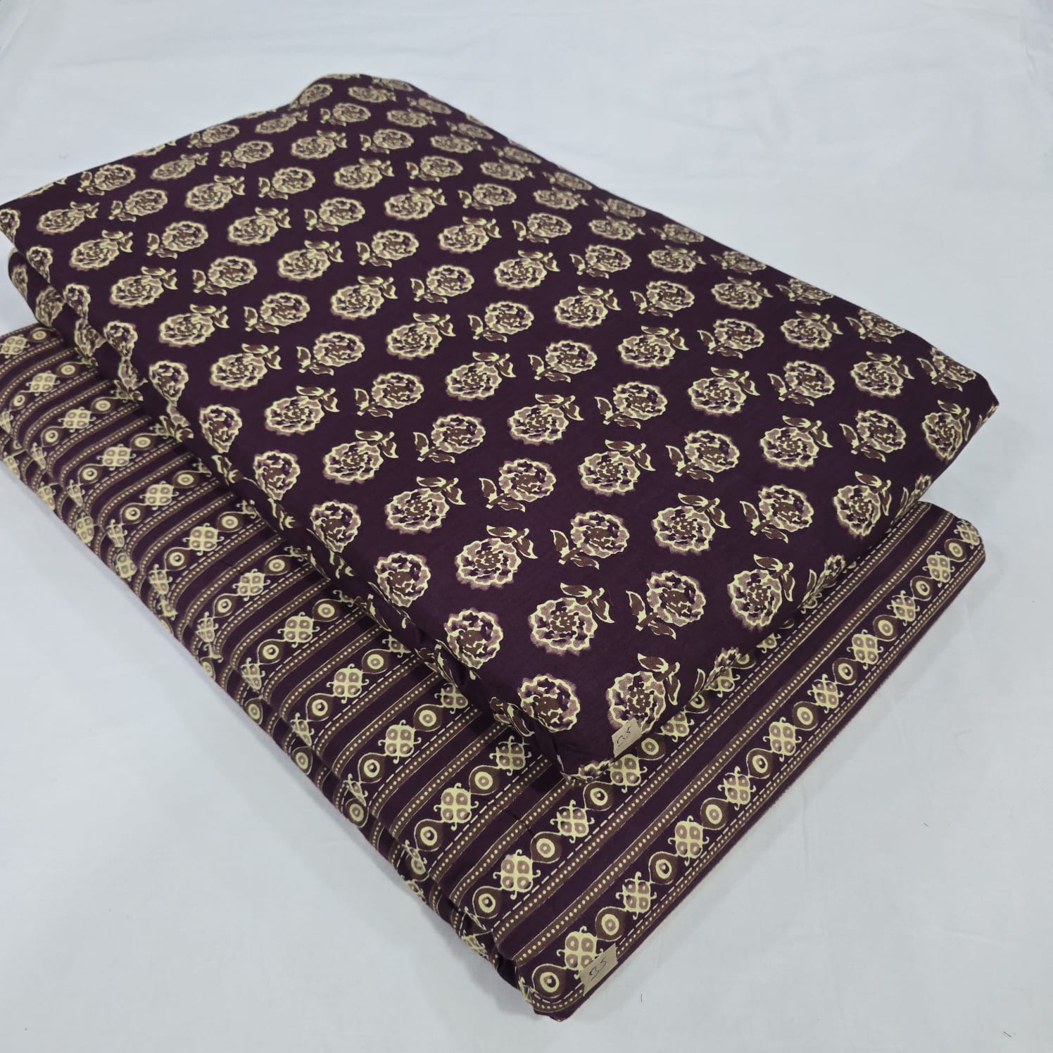TRADITIONAL HAND BLOCK PRINT COTTON TOP AND BOTTOM SET (2PCYS115)