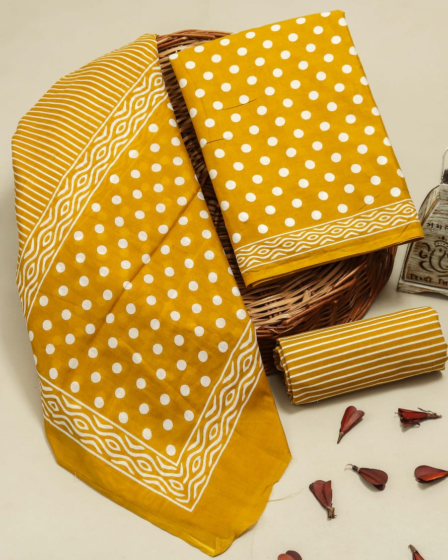 DESIGNER PURE COTTON SUIT WITH MULMUL DUPATTA(MALYS56)