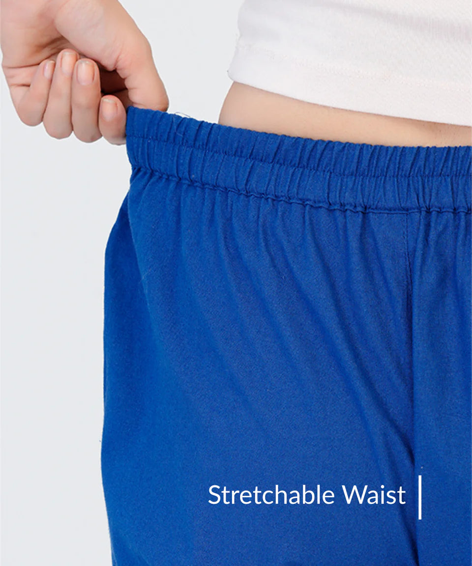 Royal Blue Cotton Pant (SAYS17)
