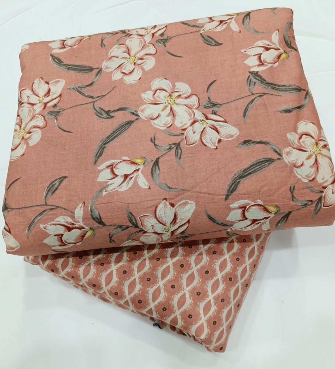 TRADITIONAL HAND BLOCK PRINT COTTON TOP AND BOTTOM SET (2PCYS142)
