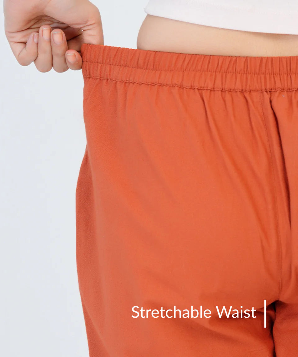 Rust Cotton Pant (SAYS05)