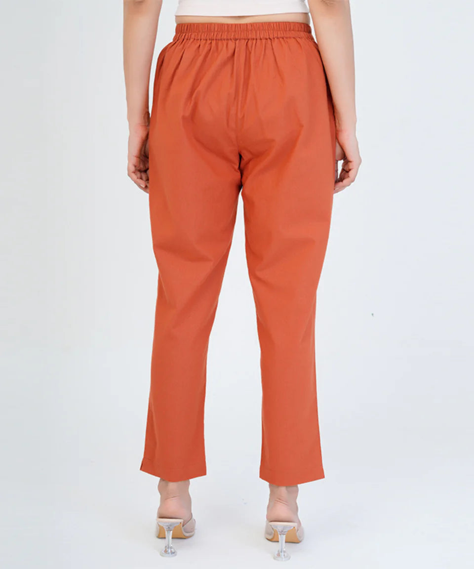 Rust Cotton Pant (SAYS05)