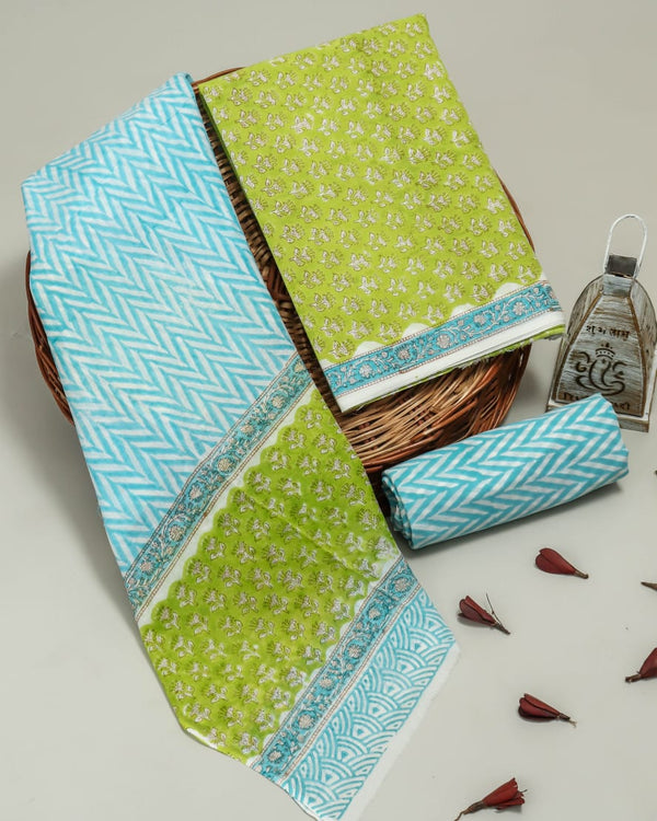 TRADITIONAL COTTON SUIT WITH  MULMUL  DUPPTA (MALYS252)