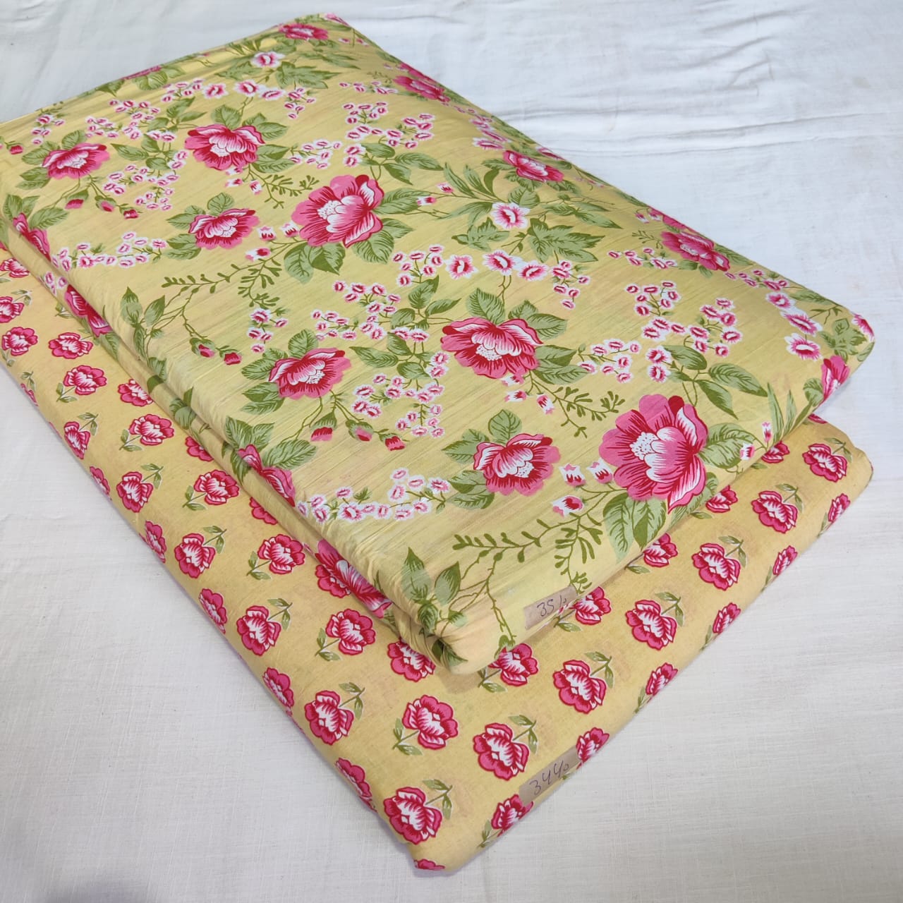 Traditional Hand block print Cotton top and bottom set (2PCYS02)