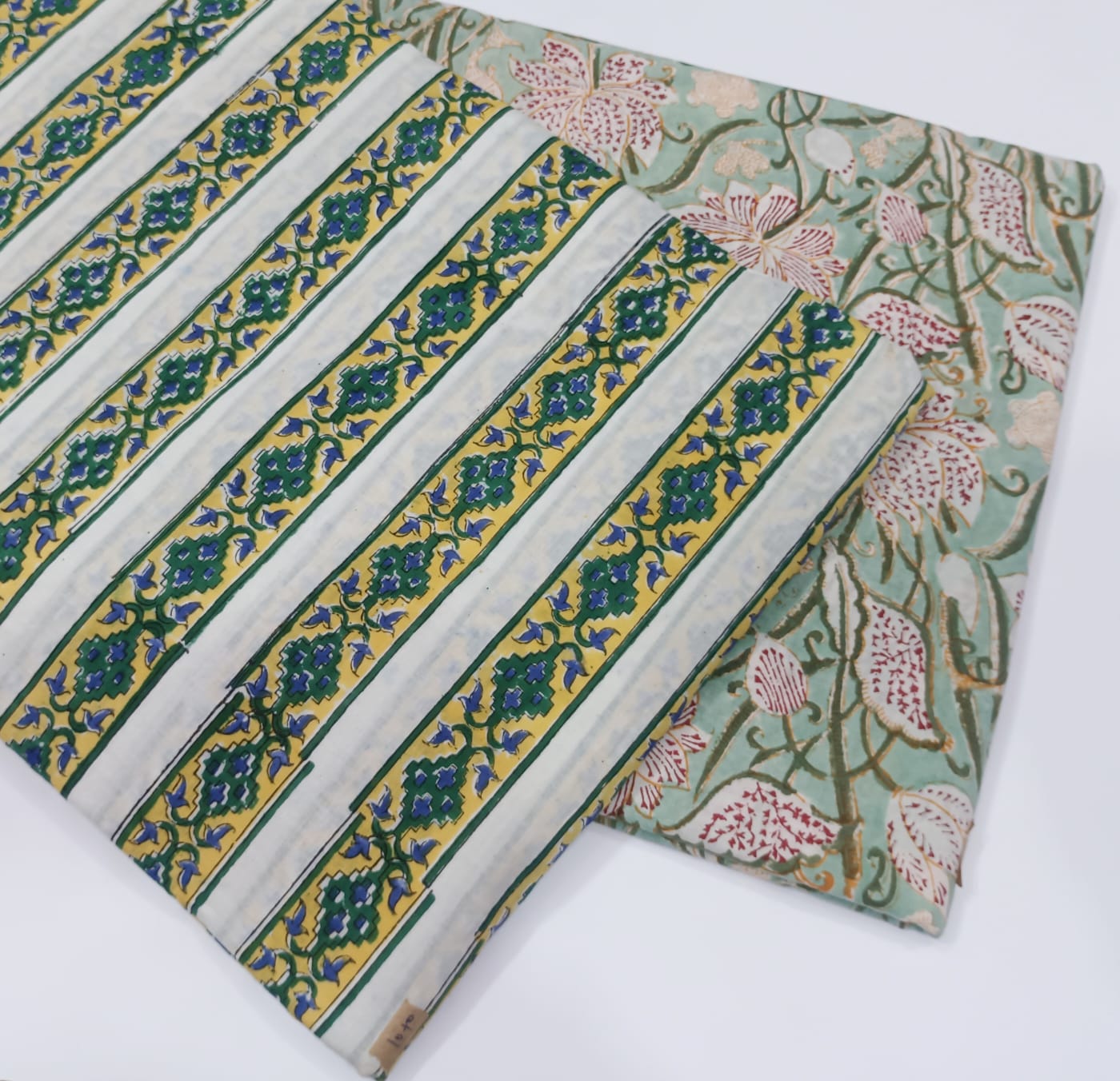 Bagru Hand block print Cotton top and bottom set (2PCYS41)