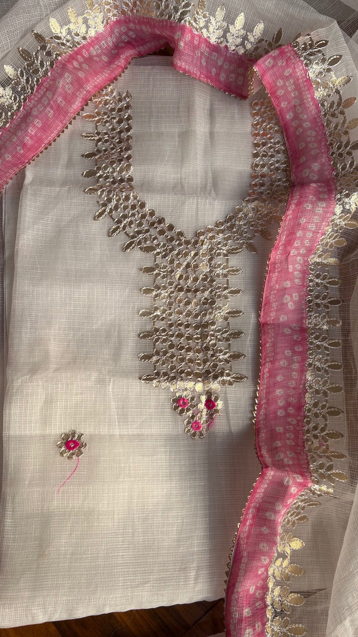YUVI STYLE FULL KOTA DORIYA TOP AND DUPTTA SUIT SET (FKDYS63)