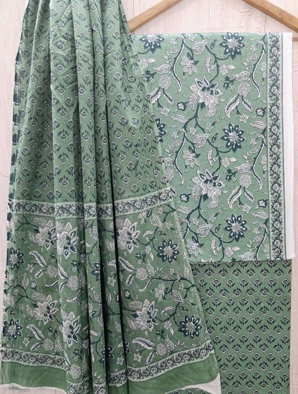 TRADITIONAL COTTON SUIT WITH MULMUL DUPPTA (MALYS266)