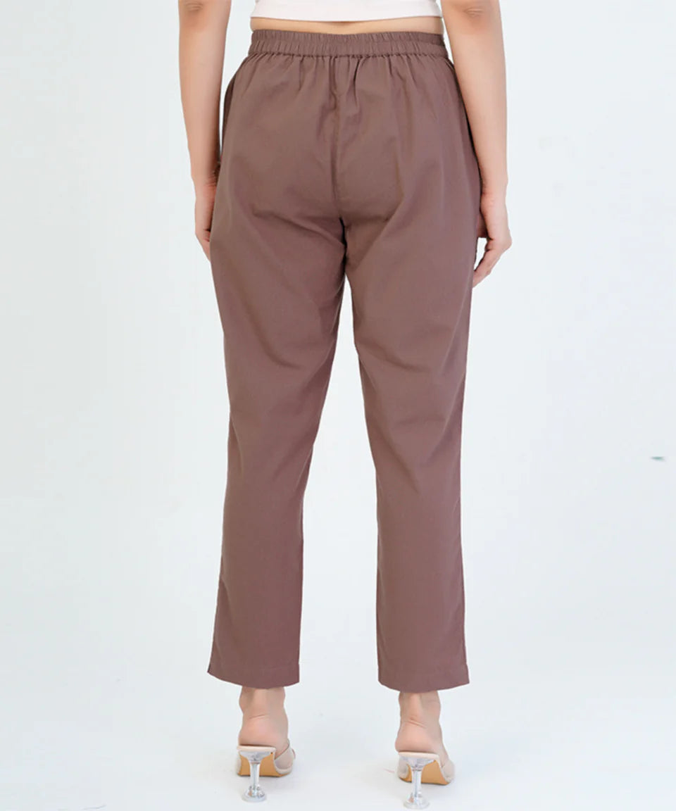 Rose Taupe Cotton Pant  (SAYS14)