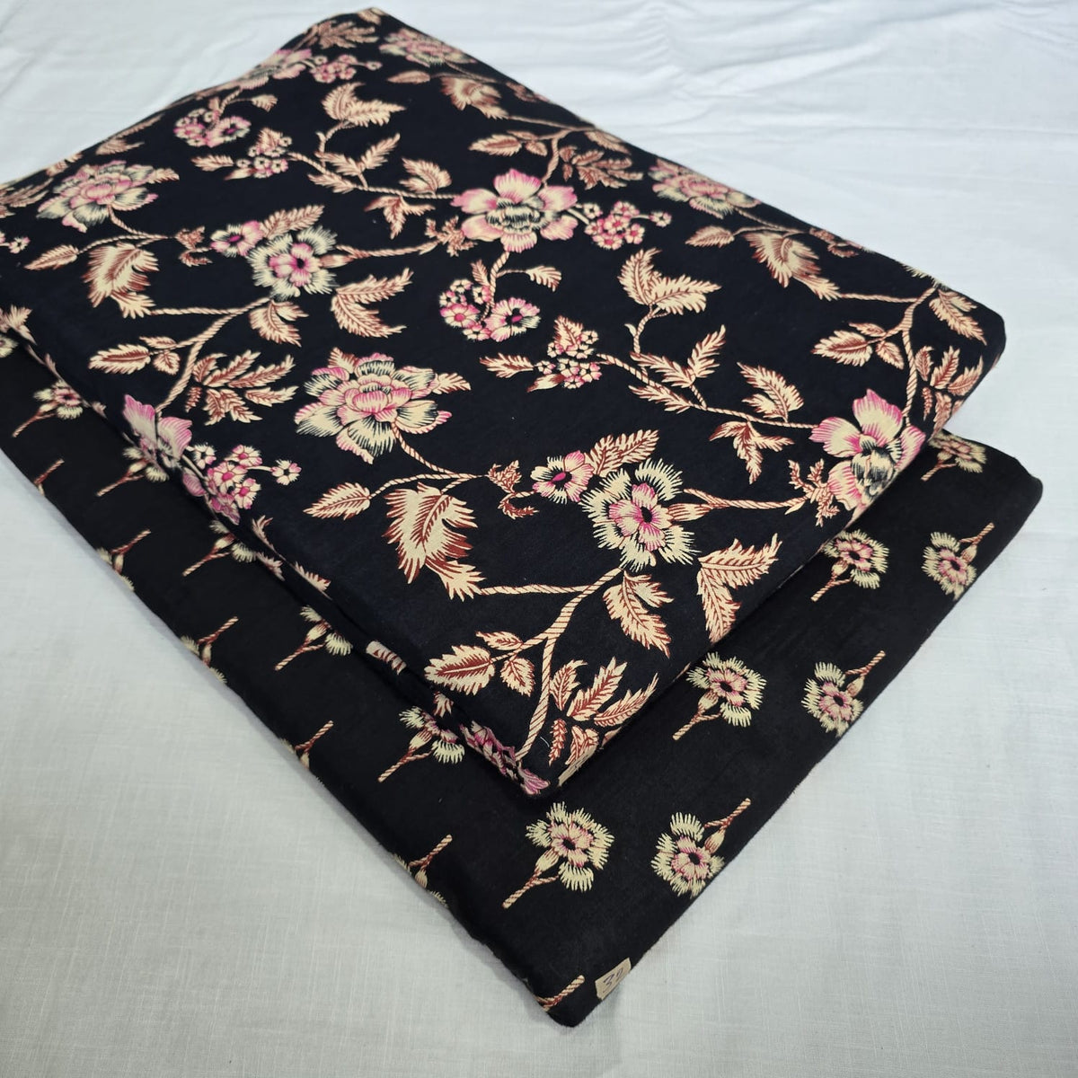 Traditional Hand block print Cotton top and bottom set (2PCYS40)