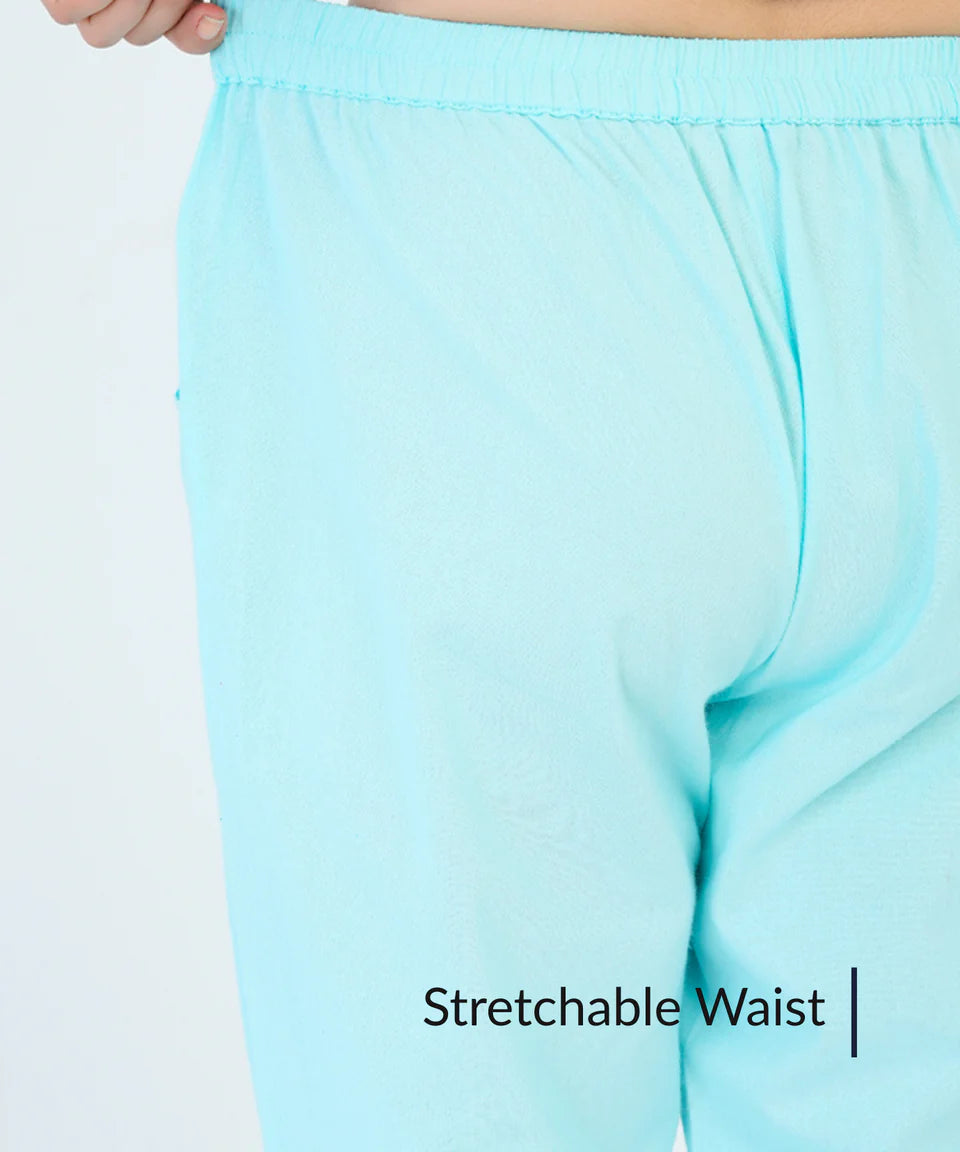 Sky Blue Cotton Pant (SAYS015)