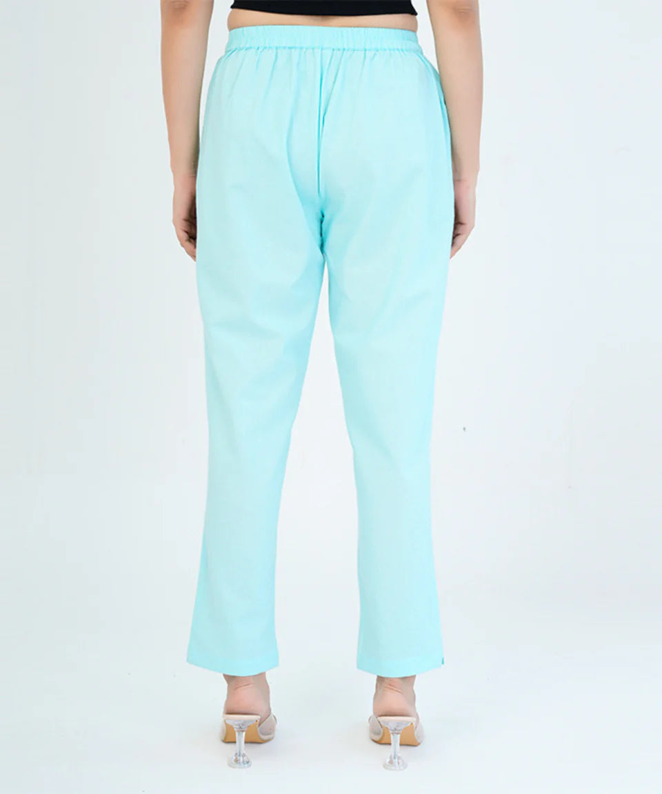 Sky Blue Cotton Pant (SAYS015)