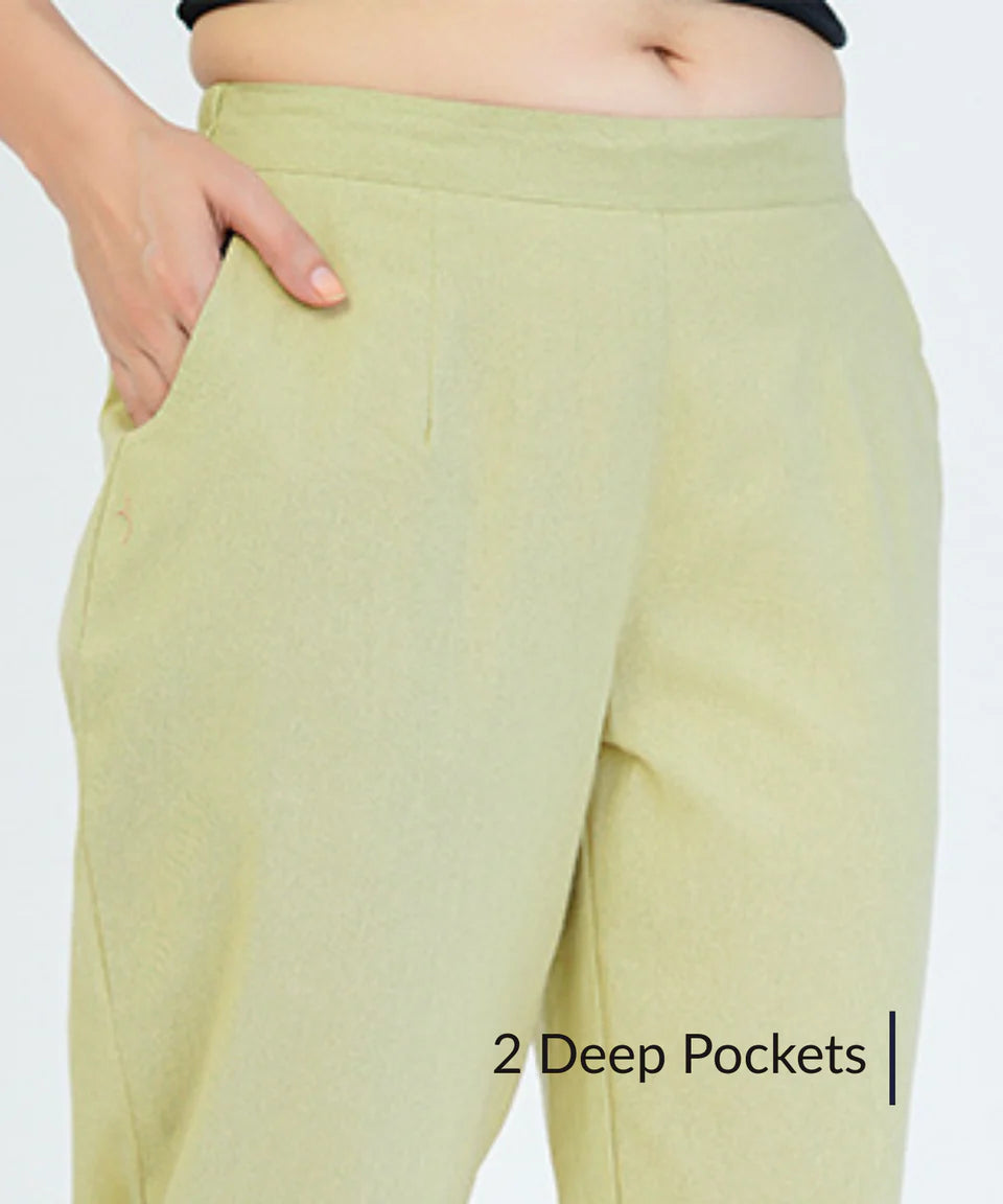 Early brown Cotton Pant (SAYS20)
