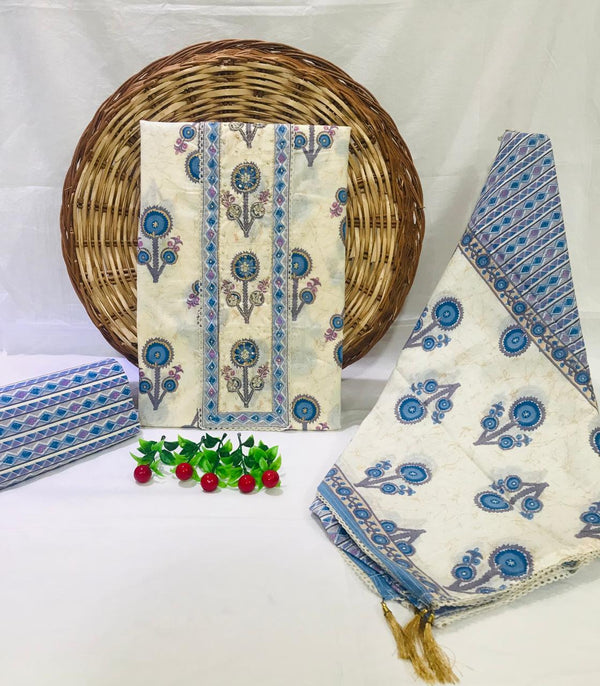 GOTA WORK SUIT SET WITH MULMUL DUPATTA (GOTAYS70)