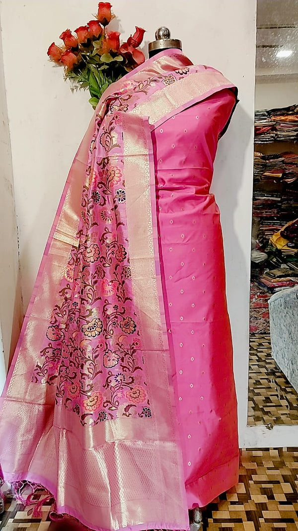 EXCLUSIVE BANARASI SOFT SILK SUIT (BSSYS09)