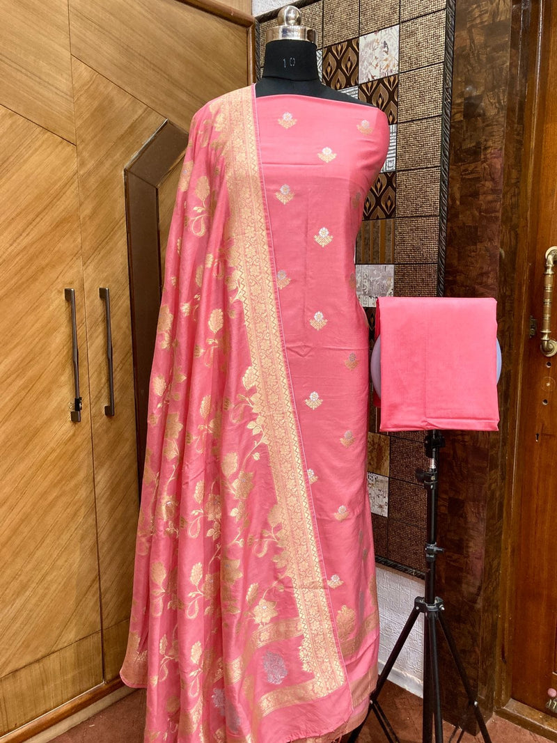 PURE CHINIYA SILK SONA RUPA SILK WEAVED SUIT (CSSRSYS02)