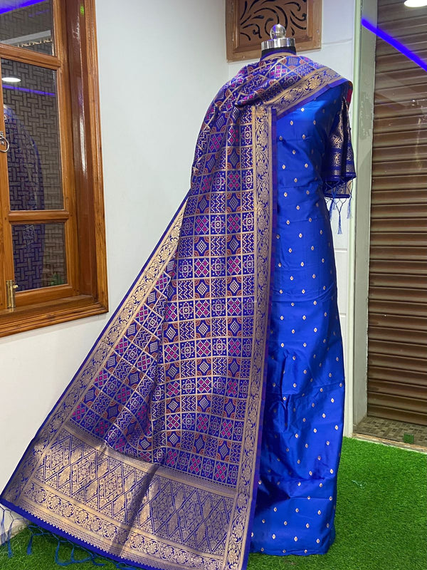 EXCLUSIVE BANARASI SOFT SILK SUIT (BSSYS10)