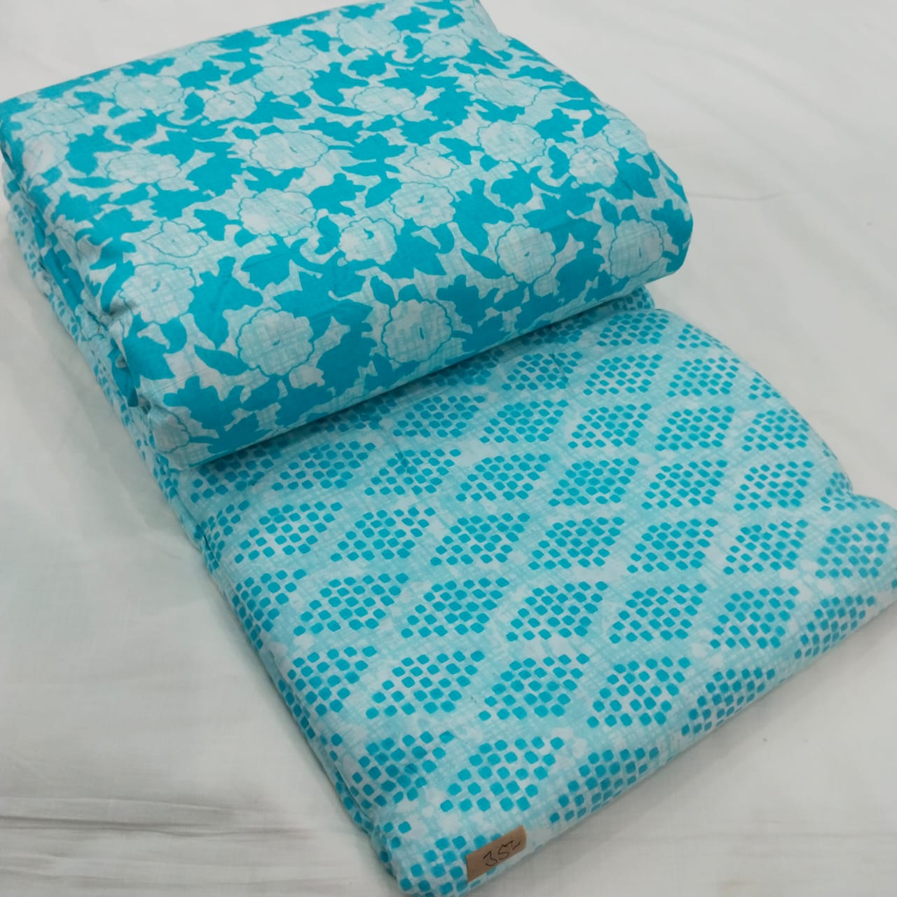 TRADITIONAL HAND BLOCK PRINT COTTON TOP AND BOTTOM SET (2PCYS144)