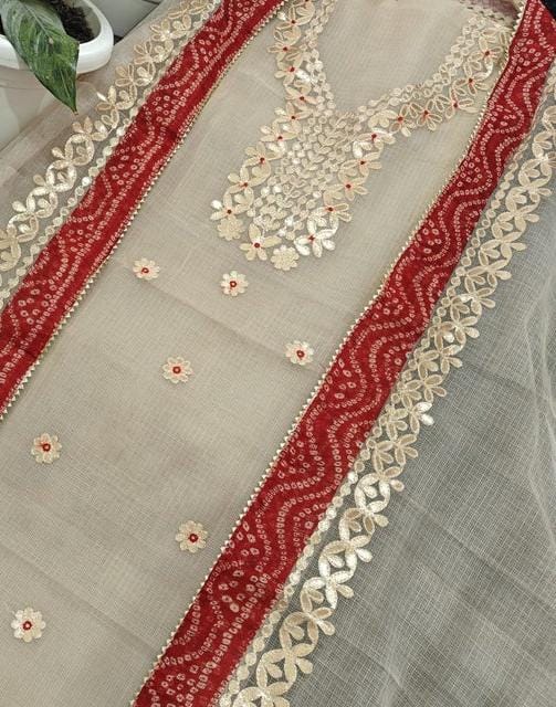 YUVI STYLE FULL KOTA DORIYA TOP AND DUPTTA SUIT SET (FKDYS66)