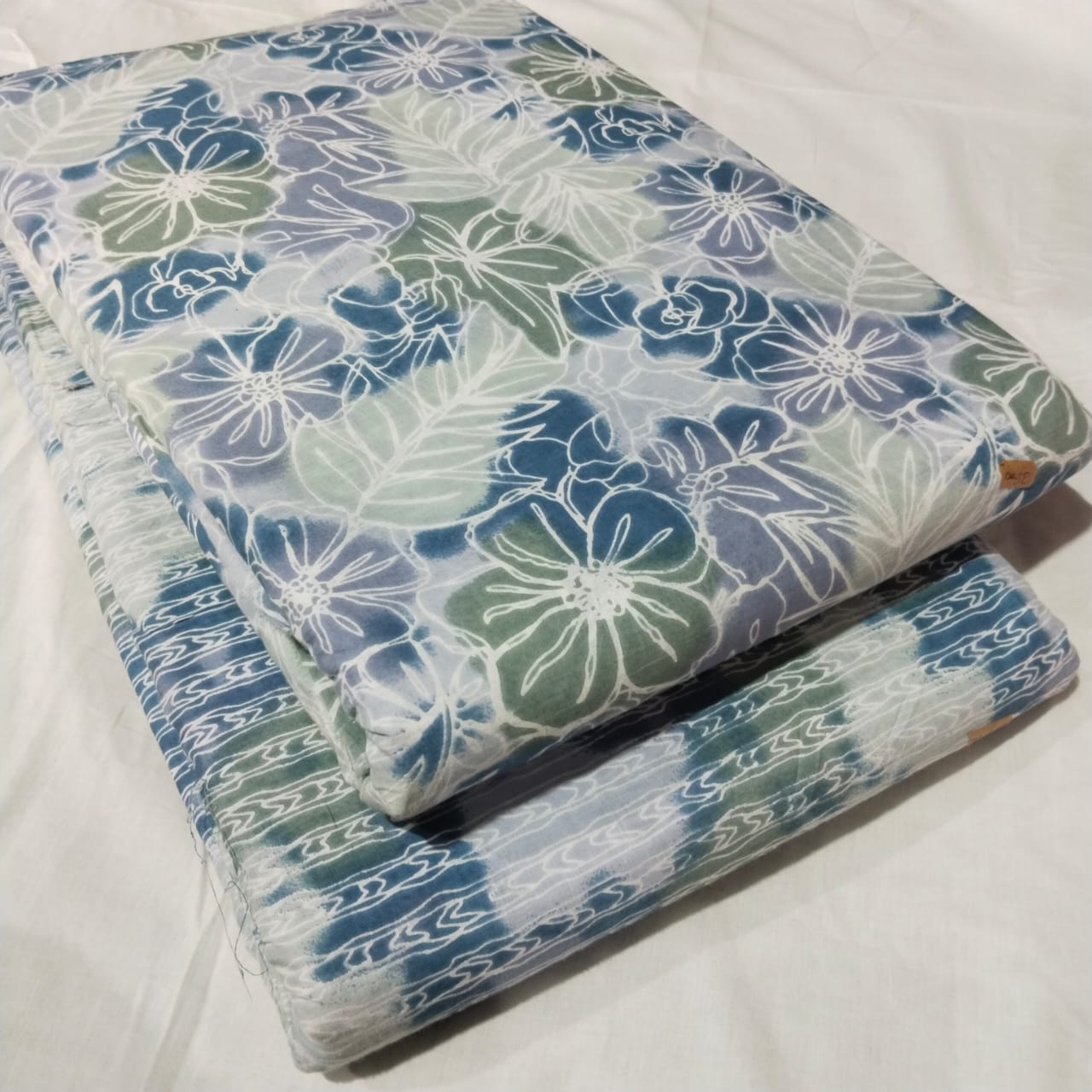 Traditional Hand block print Cotton top and bottom set (2PCYS85)