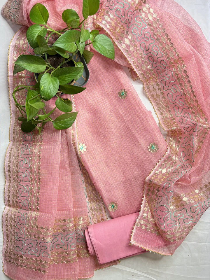 YUVI STYLE FULL KOTA DORIYA TOP AND DUPTTA SUIT SET (FKDYS62)